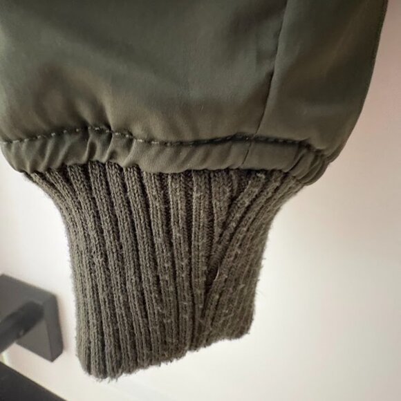 American Eagle Bomber Jacket- Army Green- Size Small - Picture 6 of 10